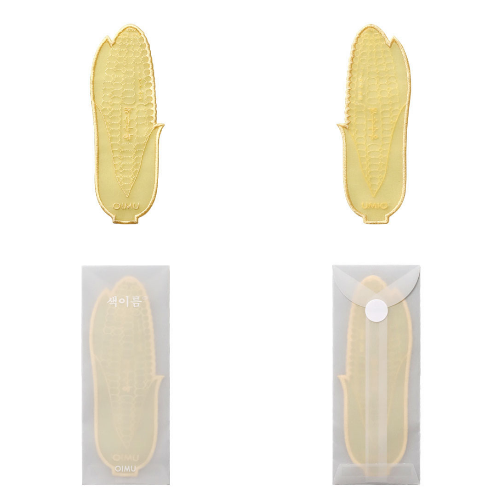 Colour Shape Bookmark - Golden Corn