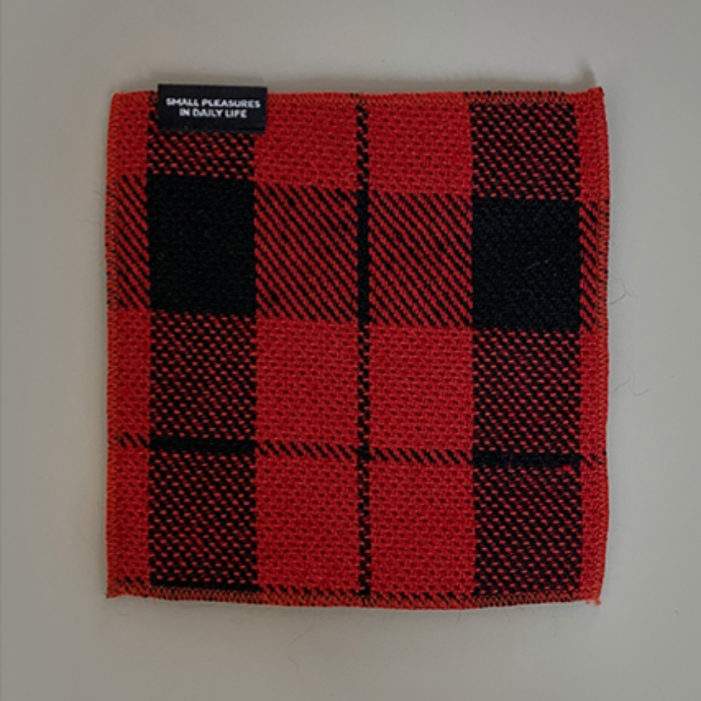 Cozy double sided placemat - Red