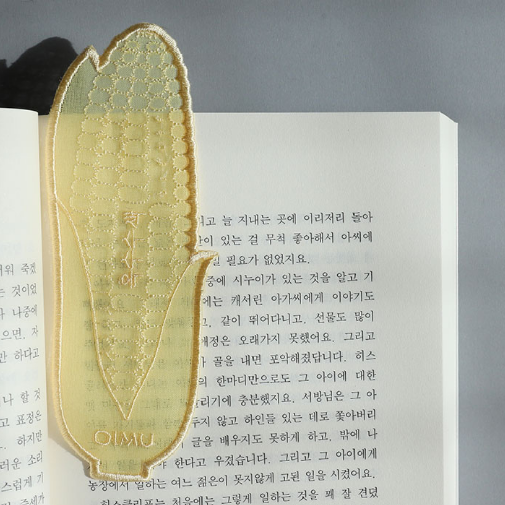 Colour Shape Bookmark - Golden Corn