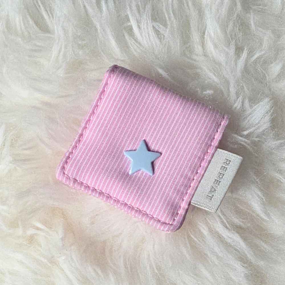 Coco Charging Cable Holder -  Stripe Pink