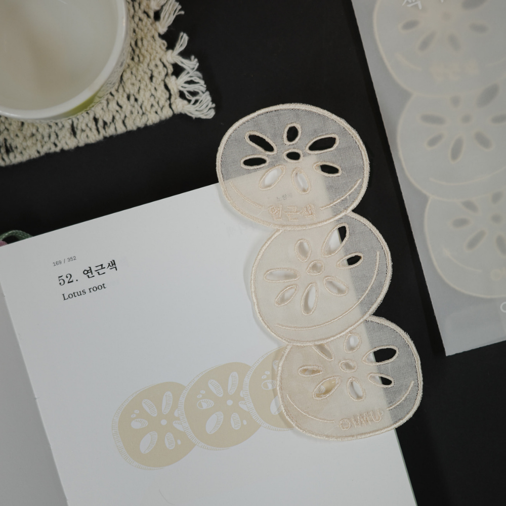 Colour Shape Bookmark - Lotus Root