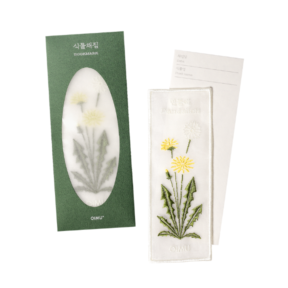 Plant Collecting Bookmark - Dandelion