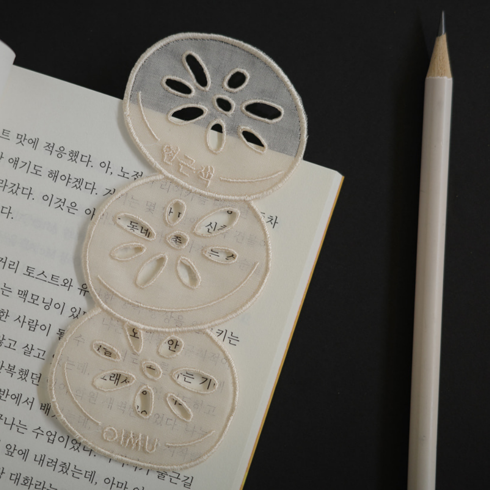 Colour Shape Bookmark - Lotus Root
