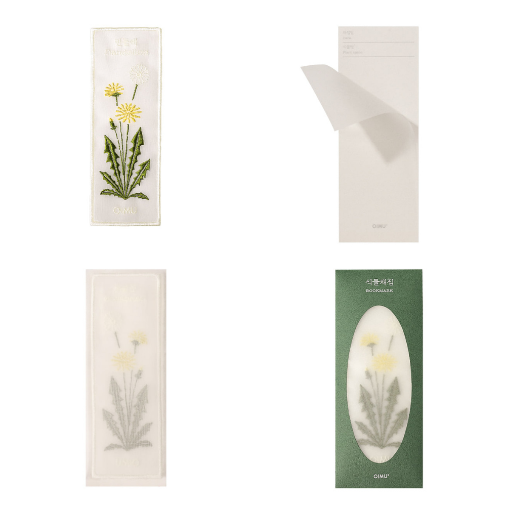 Plant Collecting Bookmark - Dandelion