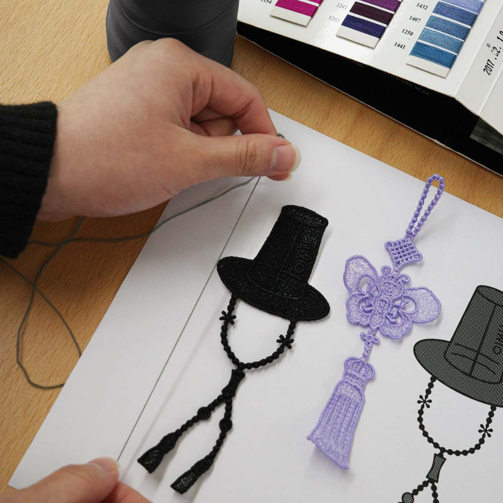 Colour Thread Bookmark - Gat