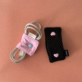 Coco Charging Cable Holder -  Stripe Pink