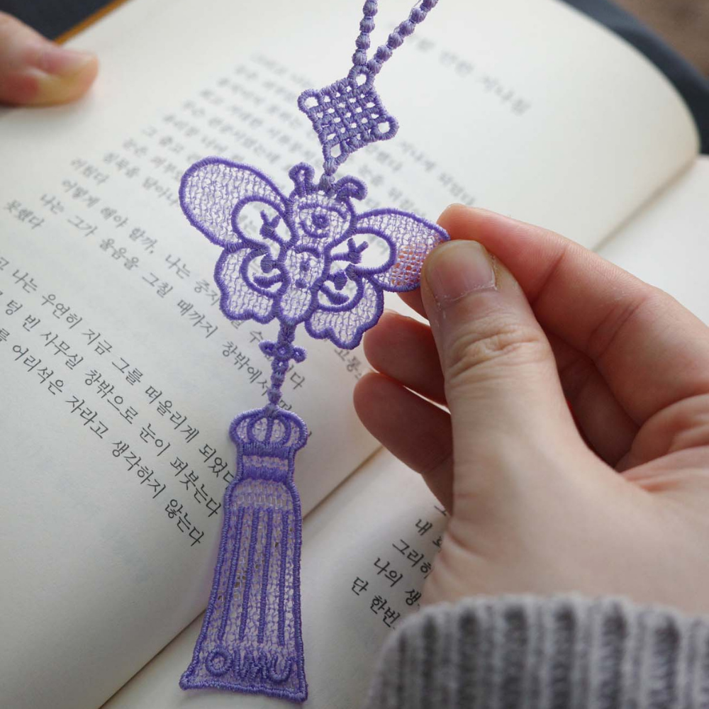 Colour Thread Bookmark - Norigae