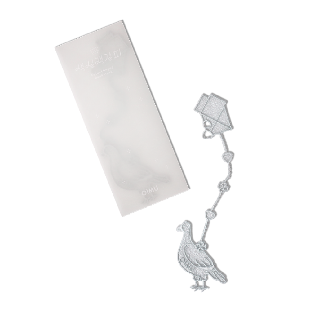 Colour Thread Bookmark - Pigeon