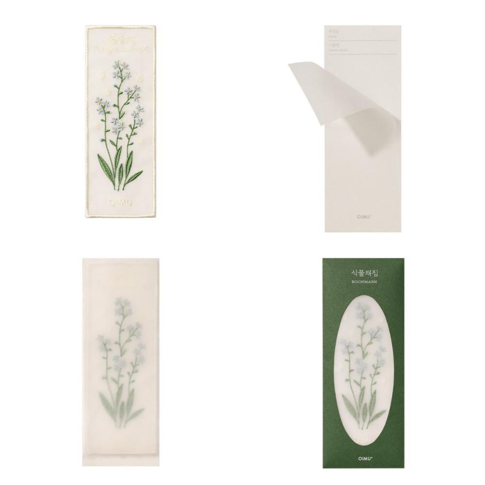 Plant Collecting Bookmark - Forget-Me-Not