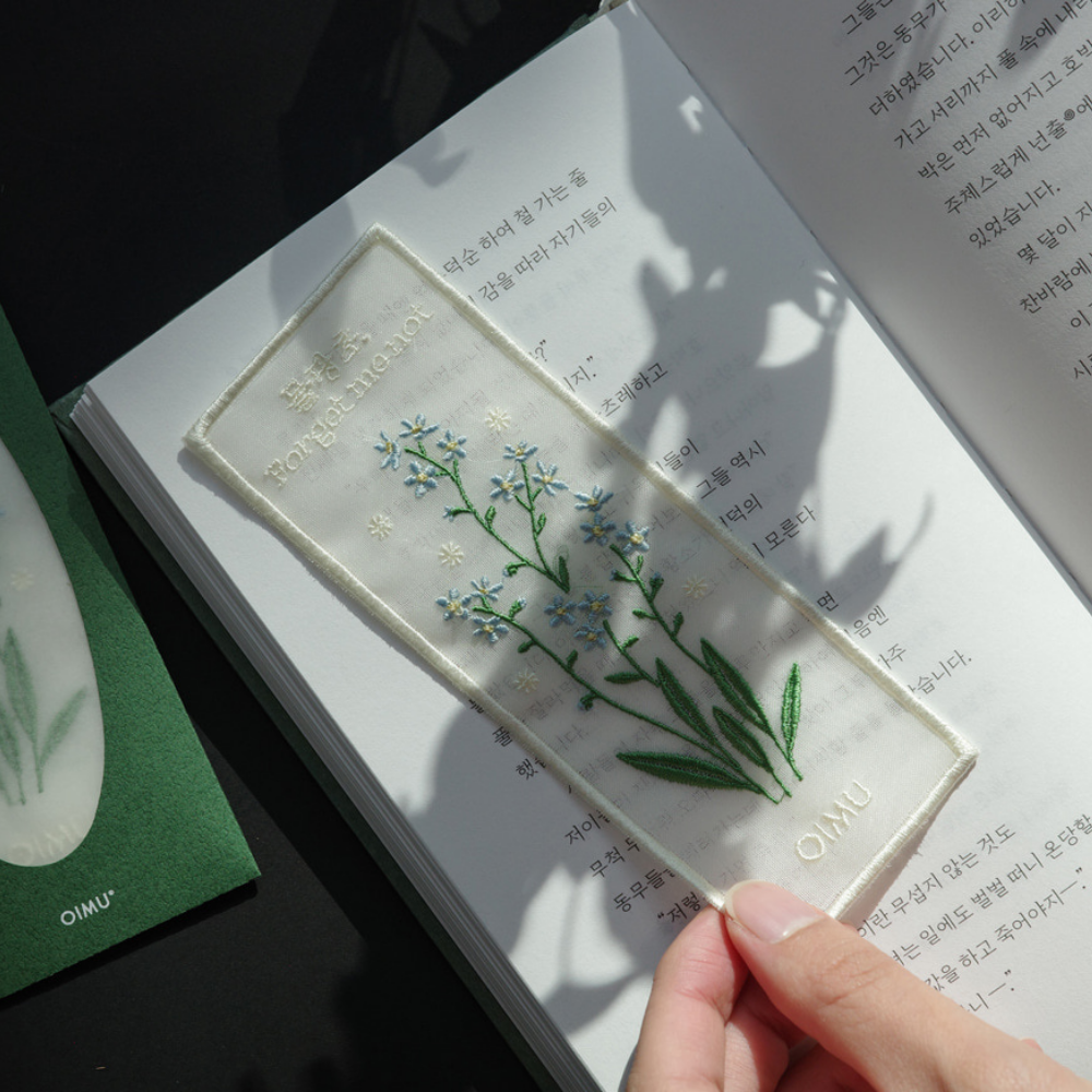 Plant Collecting Bookmark - Forget-Me-Not