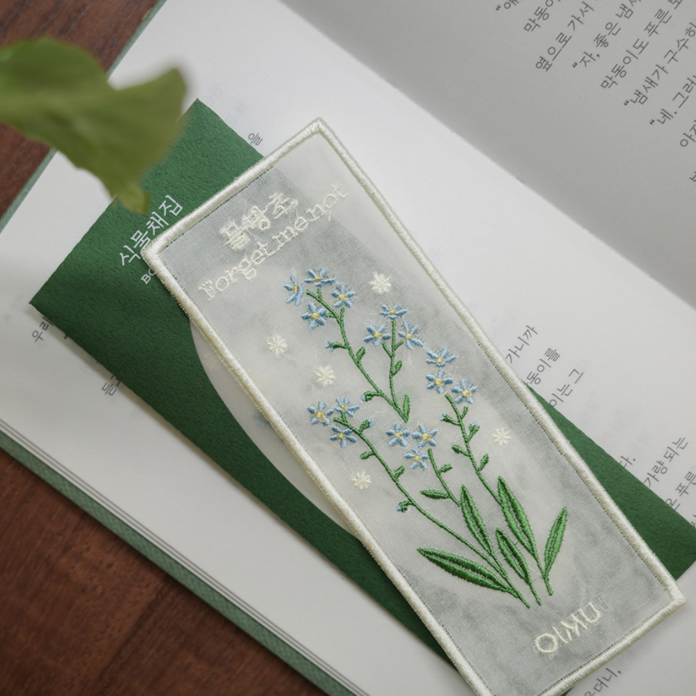 Plant Collecting Bookmark - Forget-Me-Not
