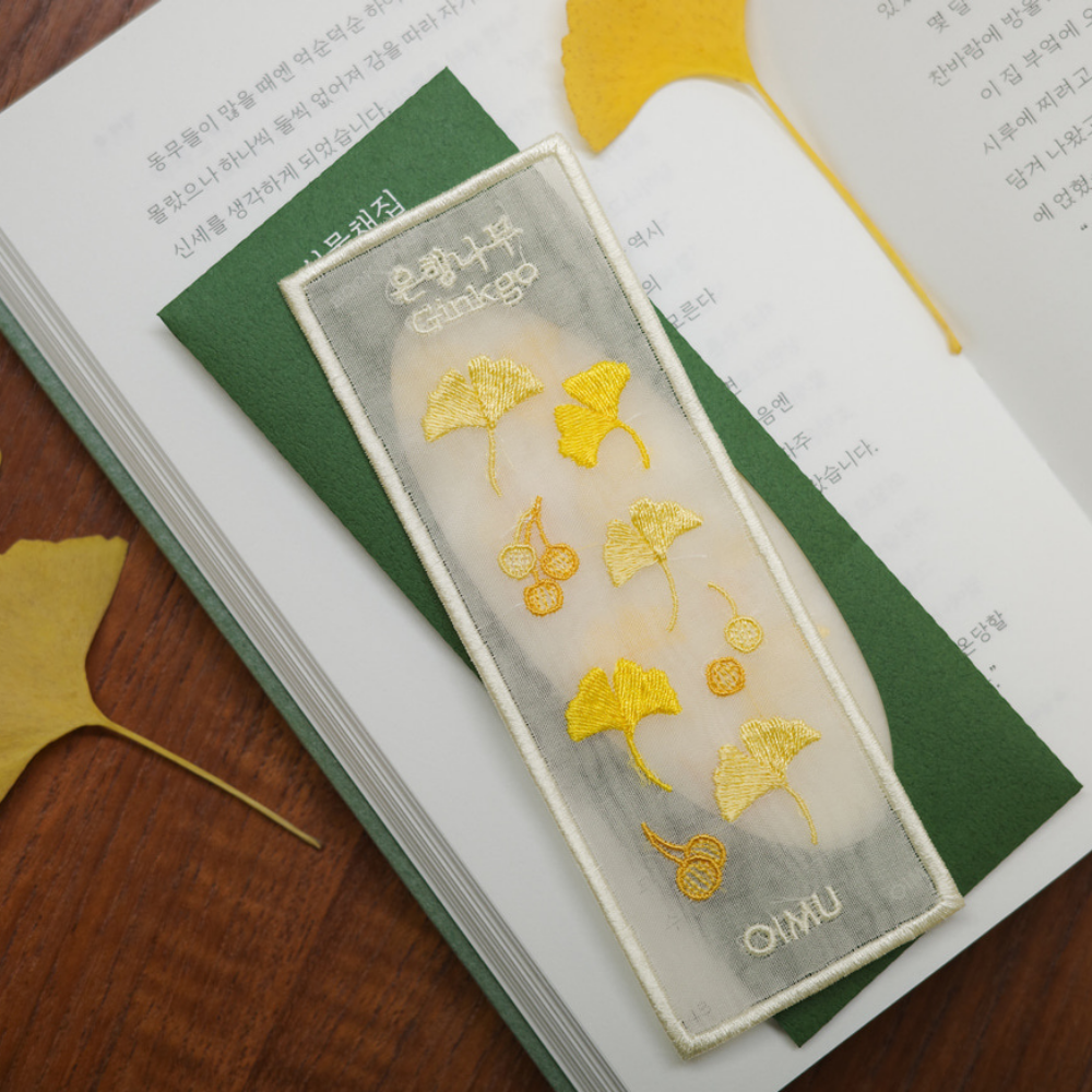 Plant Collecting Bookmark - Ginko