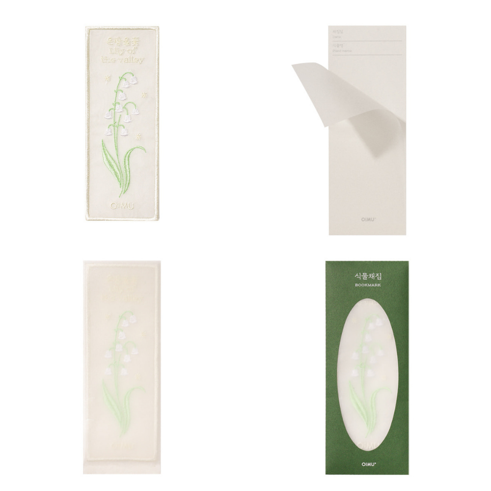 Plant Collecting Bookmark - Lily Of The Valley