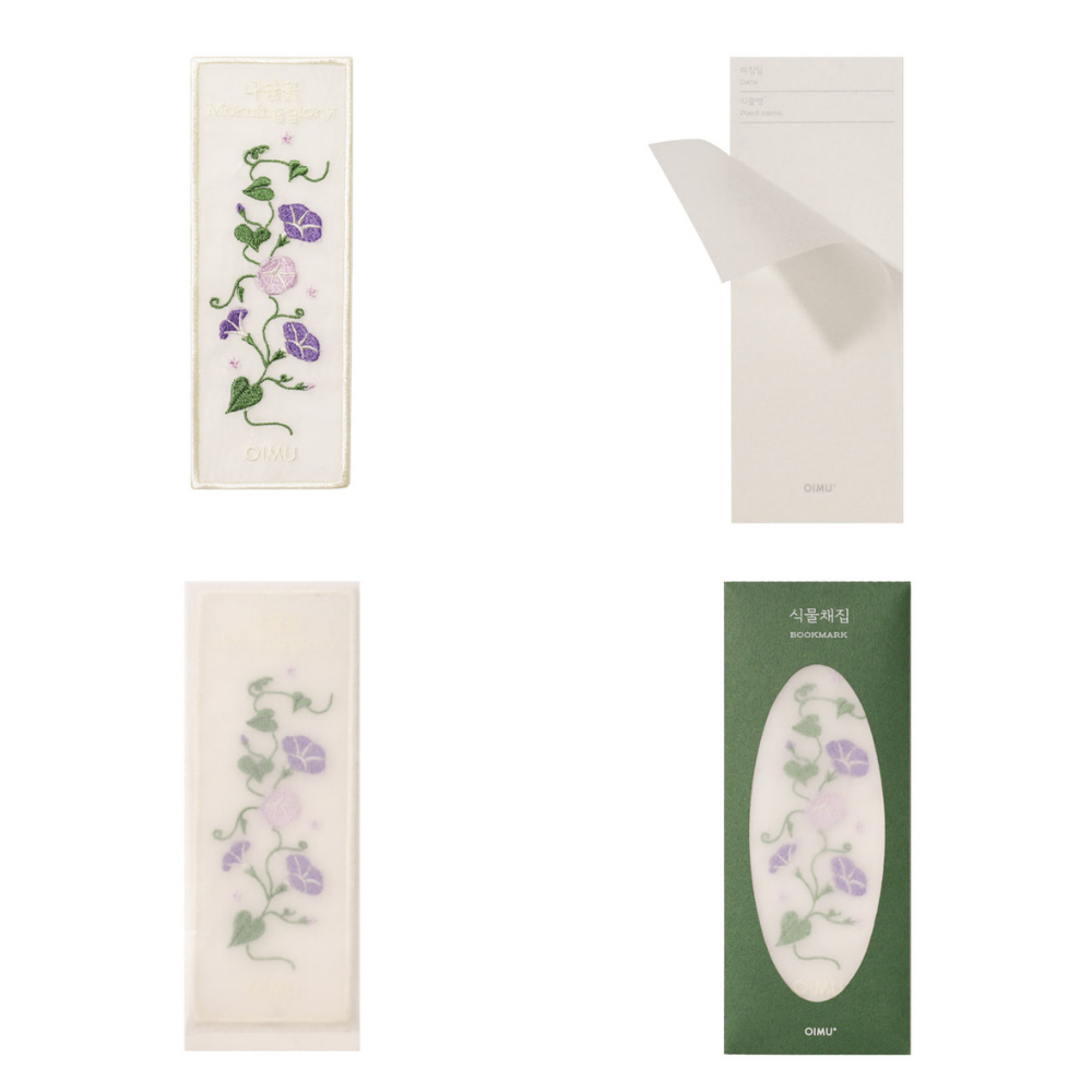 Plant Collecting Bookmark - Morning Glory