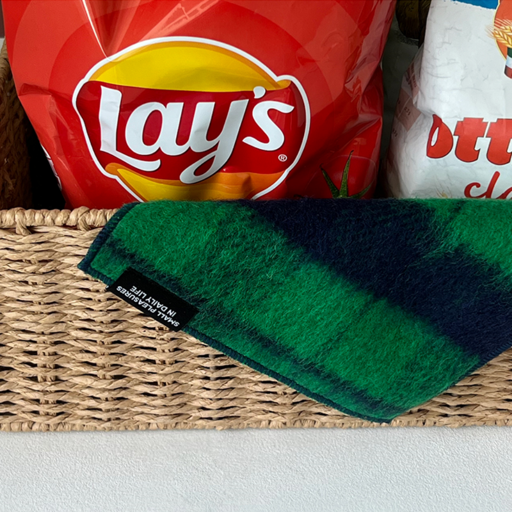 Cozy double sided placemat - Green