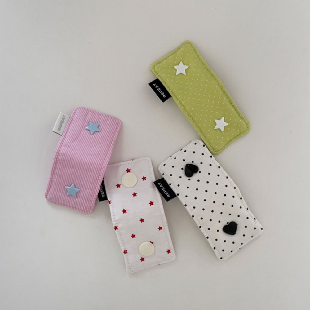 Coco Charging Cable Holder - Dotted Green