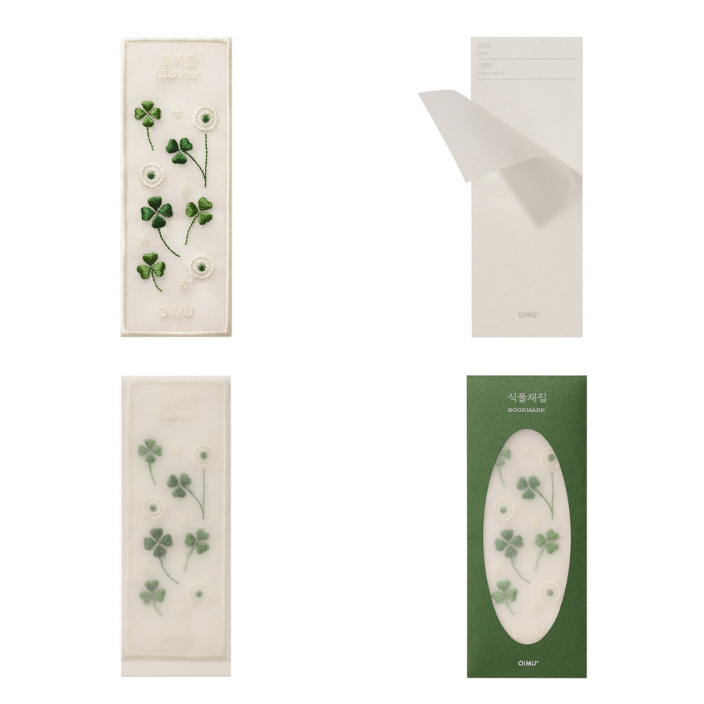 Plant Collecting Bookmark - Clover